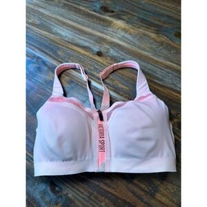 Victoria Sport Incredible Knockout Ultra Max Front Zip Sports Bra Pink 34DD